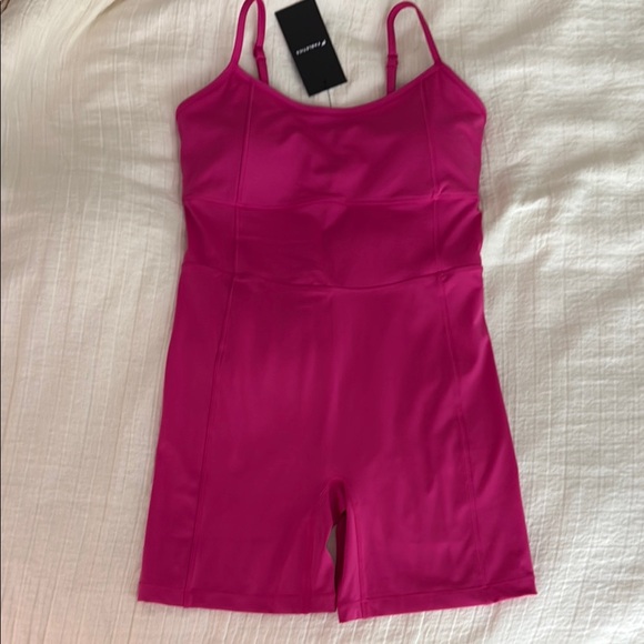 Pink Spaghetti Strap Romper - Picture 2 of 8